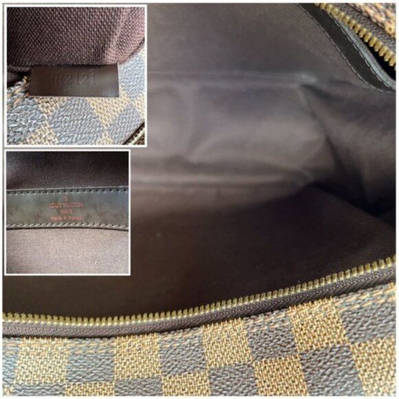 Louis Vuitton Naviglio Brown Damier Ébène Crossbody Bag in Excellent Condition - Picture 10 of 11